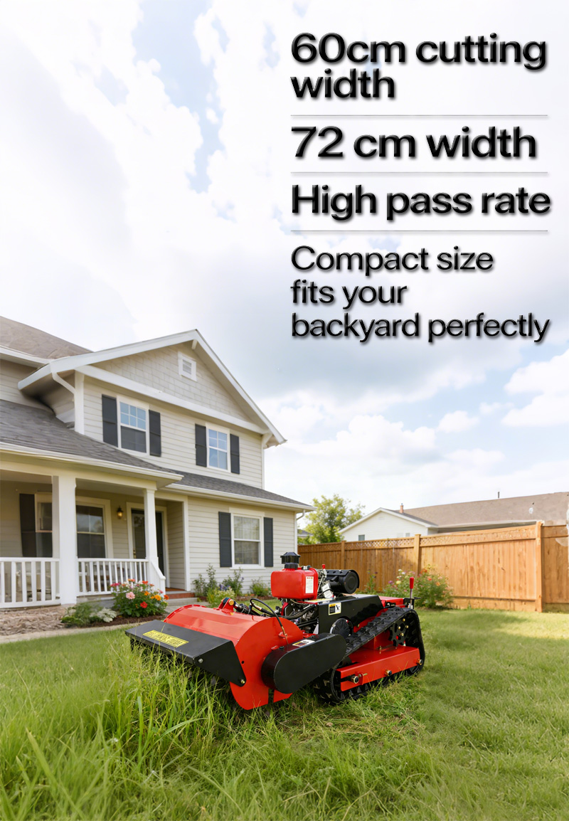 60cm (23.6″) Diesel Series Remote-Controlled Tracked Lawn Mower