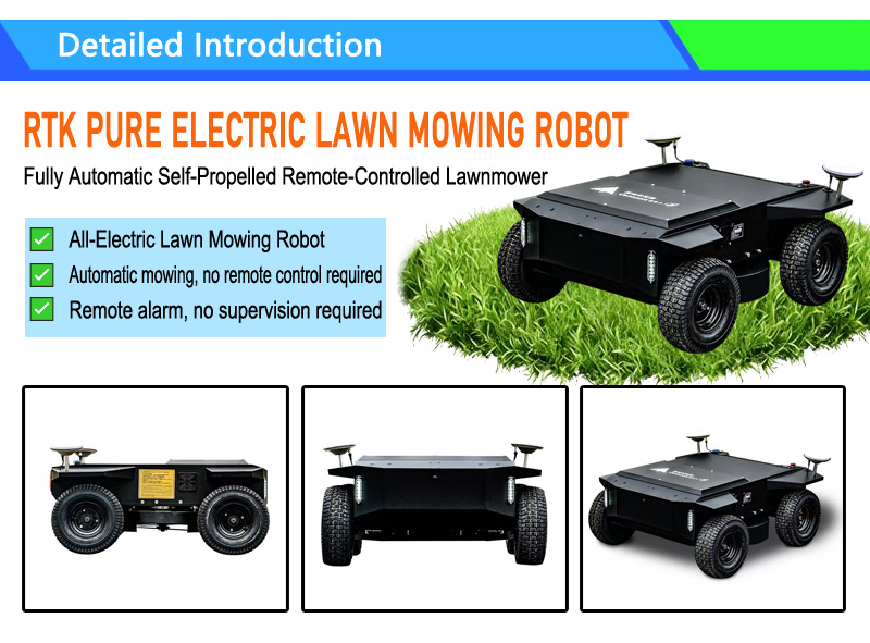 RTK Commercial-Grade Automatic Lawn Mowing Robot