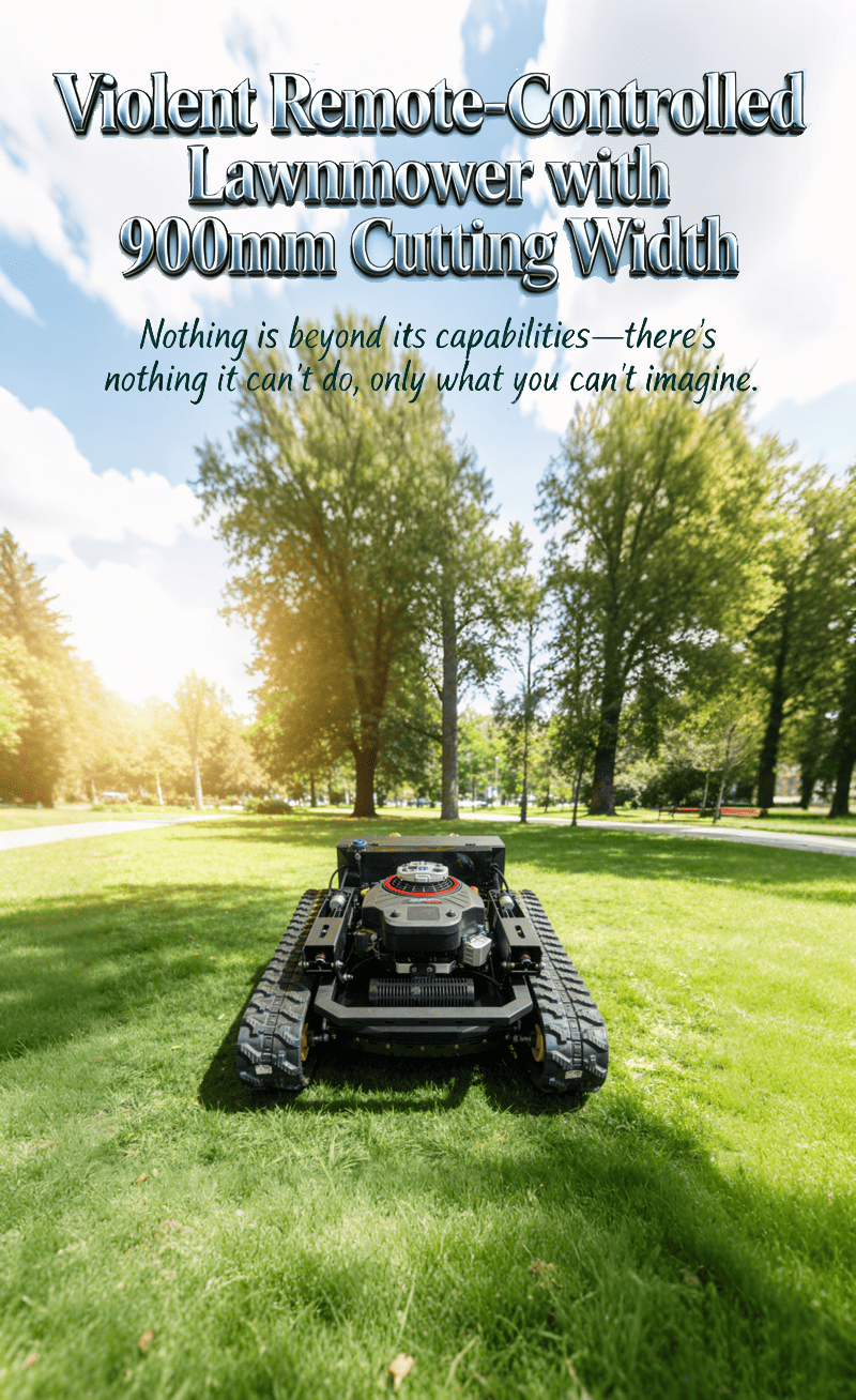 90cm (35.4″) Petrol Series Remote-Controlled Tracked Lawn Mower
